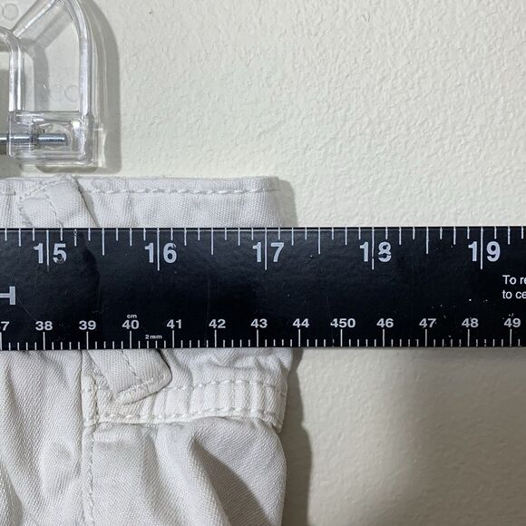 Mudd Juniors White Jeans Shorts Size 9 Rolled Hem Stretch Cotton Summer Casual - Picture 3 of 6